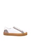 Moncler Monaco 2 Lace-up Sneakers In White