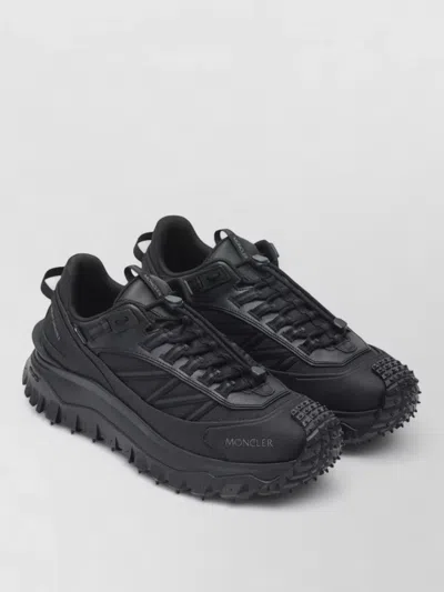 Moncler Sneaker Breathable Upper Chunky Sole Lightweight In Black
