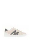 Moncler Monaco M Faux-leather Sneakers In Multi