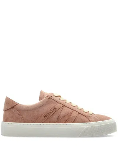 MONCLER MONCLER SNEAKER MONACO2 LOW TOP NUDE SUEDE