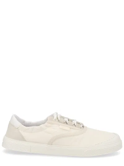 Moncler Vera Leisure Padded Sneakers In White