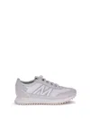 Moncler Sneakers Pacey2 En Daim Et Nubuck In White