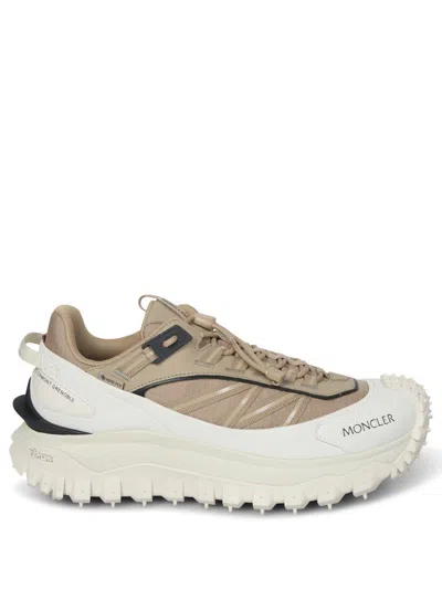 Moncler Trainers In Beige