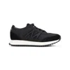 Moncler Pacey2 Suede & Nubuck Trainers, Men, Black, Size: 46