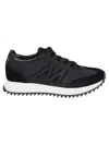Moncler Pacey2 Suede & Nubuck Trainers, Men, Black, Size: 46 In Black
