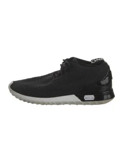 Pre-owned Moncler Sneakers In Black
