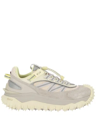 Moncler Sneakers In Dirty White