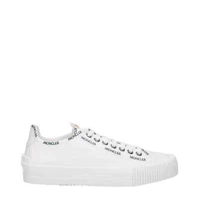 Moncler Sneakers Glissiere Woman Fabric White