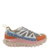 Moncler Chunky Sole Mesh Panels Pull Tab Sneakers In Multicolour