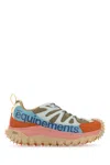 Moncler Chunky Sole Mesh Panels Pull Tab Sneakers In Multicoloured