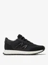 Moncler Pacey2 Suede & Nubuck Trainers, Men, Black, Size: 46 In Black