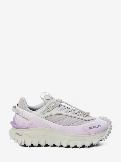 Moncler Trailgrip Sneakers In Gray