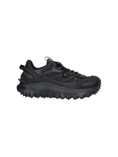 Moncler Sneaker Breathable Upper Chunky Sole Lightweight In Black