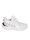 Moncler White Nylon Sneakers In White