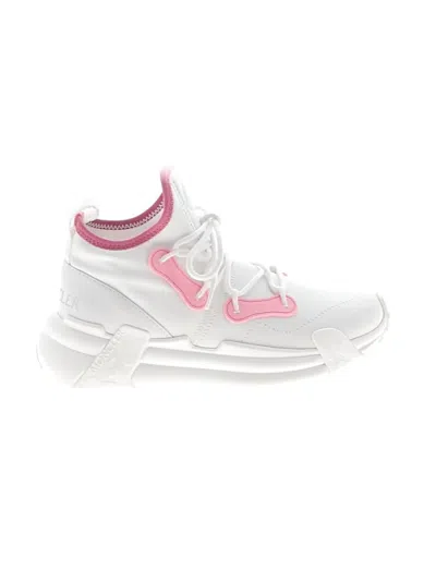 Pre-owned Moncler Sneakers In White