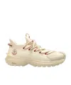 Moncler Trailgrip Sneakers In Nude