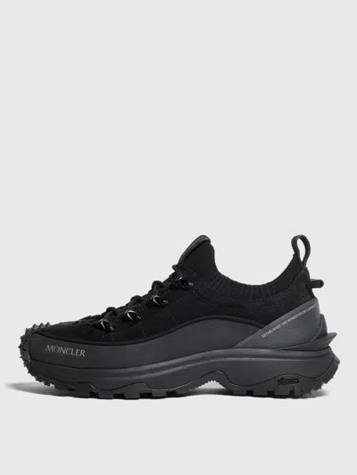 Moncler Sneakers Trailgrip Lite3 En Nubuck Et Daim In Black