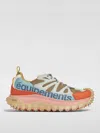 Moncler Chunky Sole Mesh Panels Pull Tab Sneakers In Multi