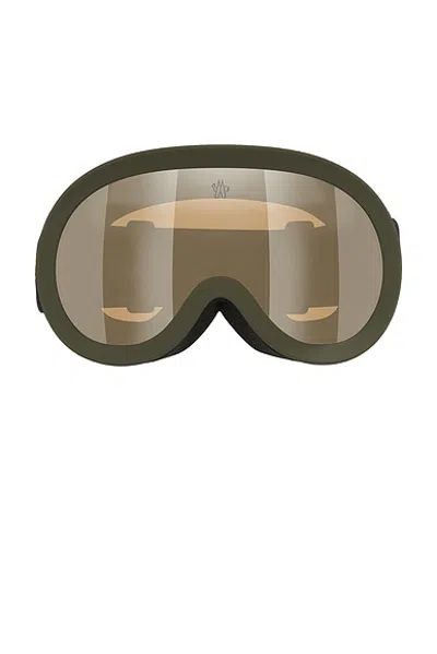 Moncler Snow Goggles In Green