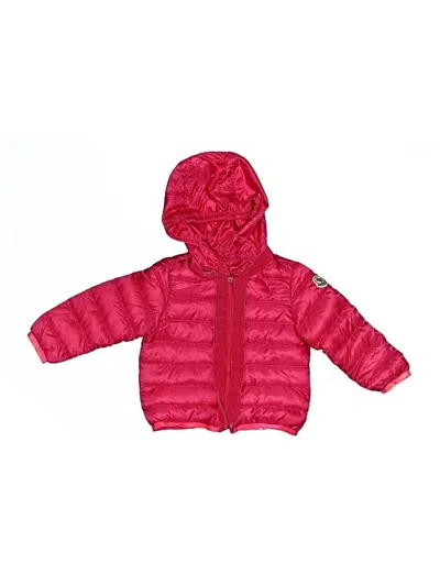 Pre-owned Moncler Babies' Snow Jacket In Pink