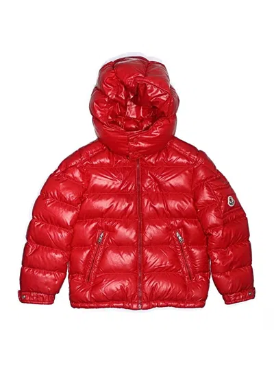 Pre-owned Moncler Kids' Snow Jacket In Red