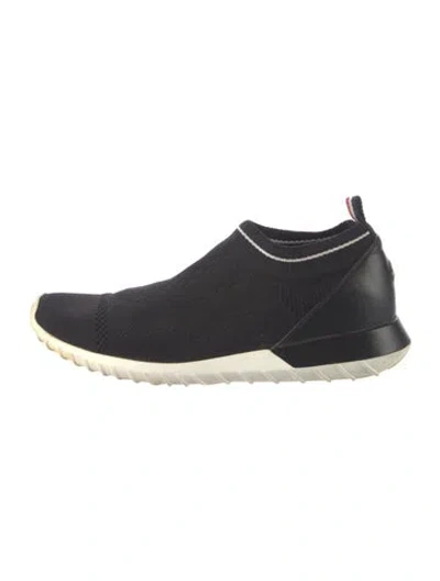 Pre-owned Moncler Sock Sneakers In Black