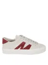 Moncler Suede Sneakers Monaco2 Rubber Sole In White