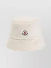 Moncler Soft Texture Bucket Shape Hat In White