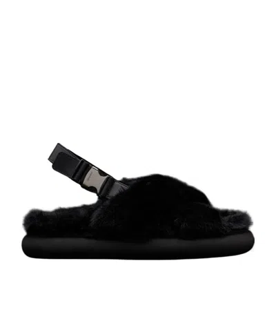 Moncler Solarisse Sandals Black Size 36