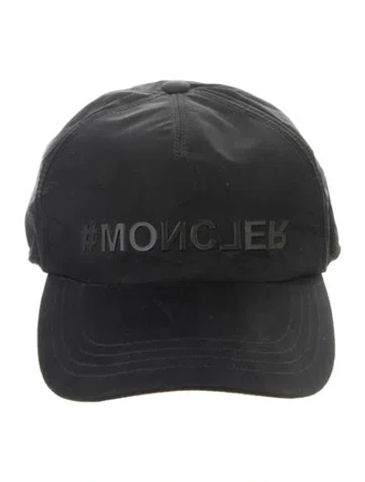 Pre-owned Moncler Solid Baseball Cap In Black