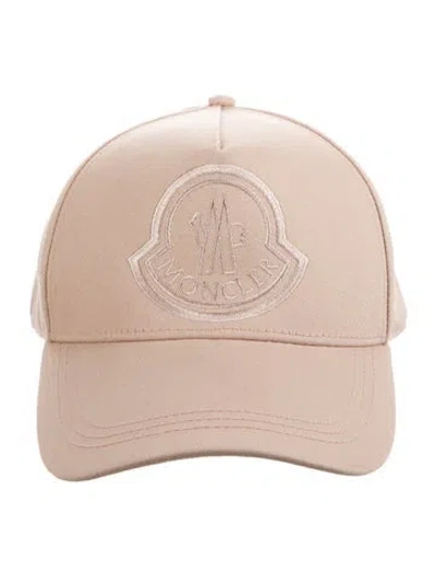 Pre-owned Moncler Solid Baseball Cap In Neutrals