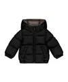 Moncler Solid Color Jacket In Black