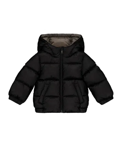 Moncler Solid Color Jacket In Black