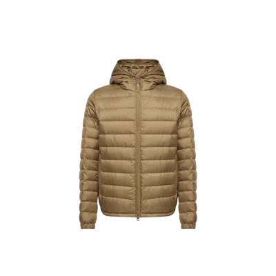 Moncler Solienn Quilted Down Jacket In Brown