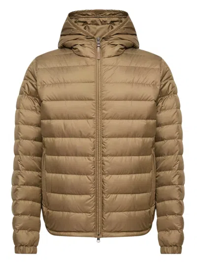 Moncler Solienn Hooded Puffer Jacket In Multi