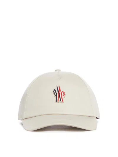 Moncler Baseball Cap In Beige