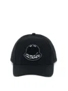 Moncler Logo-patch Adjustable Baseball Cap In Black