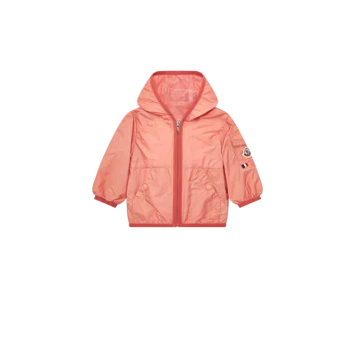 Moncler Kids' Veste Songu À Capuche, Garçons, Rose, Taille: 9/12 In Pink