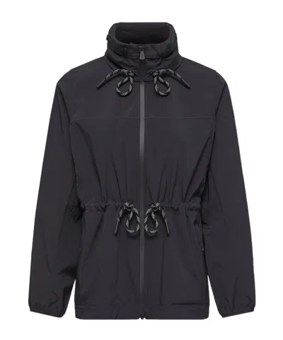 Moncler Soulare Hooded Jacket In Black