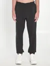 Moncler Elasticated-waistband Track Pants In Black