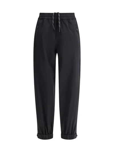 Moncler Modern Functional Sport Trousers In Black