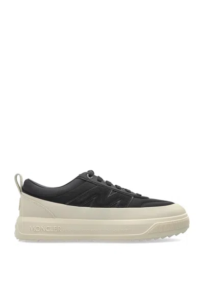Moncler Altive Sneakers With Round Toe And Pull Tab In Black