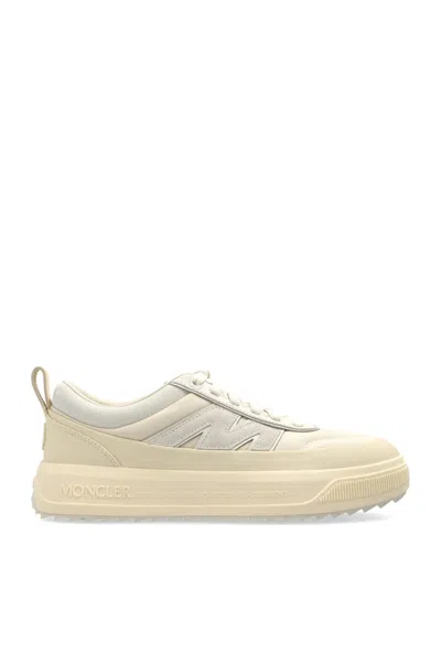 Moncler Sports Shoes With Logo In Sand