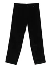 Moncler Corduroy-panel Trousers In Black