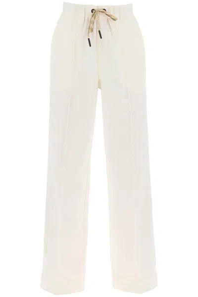 Moncler Sporty Pants In White For Women