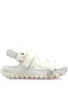 Moncler Sporty White Sandals With Adjustable Straps In White