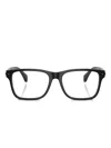 Moncler Square Branded Frames In Black