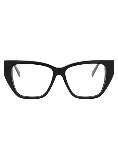 Moncler Square Frame Glasses In 001