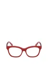 Moncler Square Frame Glasses In 066