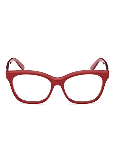 Moncler Square-frame Glasses In Red